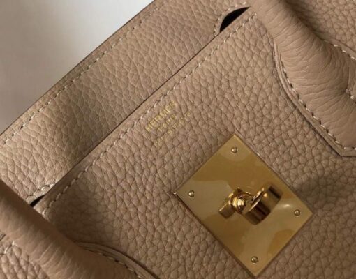 Replica Hermes Birkin Designer Tote Bag Togo Leather 28347 Apricot 6