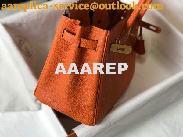 Replica Hermes Birkin Designer Tote Bag Togo Leather 28342 Orange 3 Replica Hermes Birkin Designer Tote Bag Togo Leather 28342 Orange 3