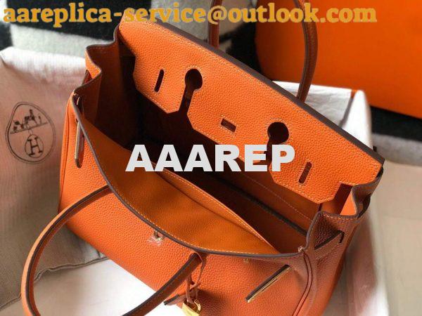 Replica Hermes Birkin Designer Tote Bag Togo Leather 28342 Orange 8 Replica Hermes Birkin Designer Tote Bag Togo Leather 28342 Orange 8