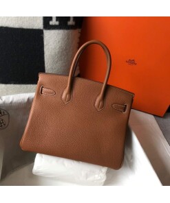 Replica Hermes Birkin Designer Tote Bag Togo Leather 28340 Tan