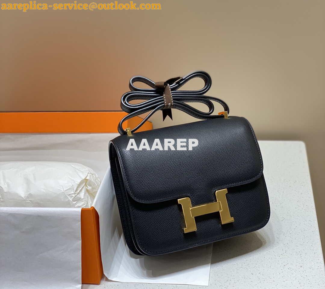 Replica Hermes Constance Cross Body Bag Epsom Leather Gold H28401 2 Replica Hermes Constance Cross Body Bag Epsom Leather Gold H28401 2