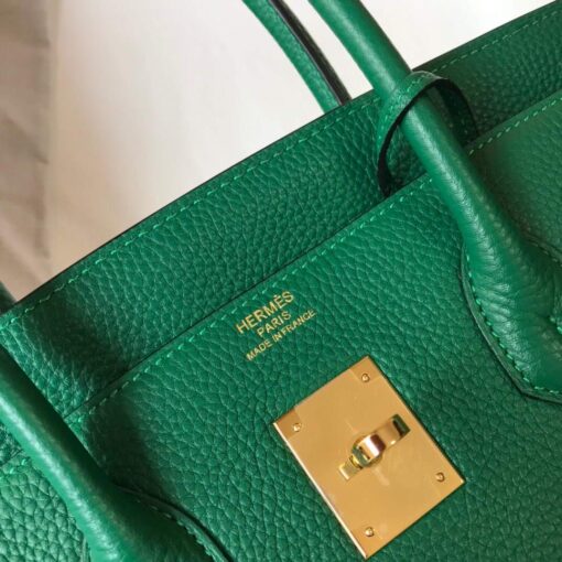 Replica Hermes Birkin Designer Tote Bag Togo Leather 28339 Green 6