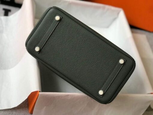 Replica Hermes Birkin Designer Tote Bag Togo Leather 28337 Dark Green 5