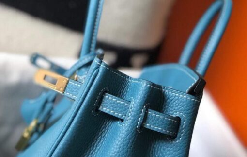 Replica Hermes Birkin Designer Tote Bag Togo Leather 28336 Blue 5