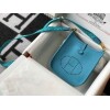 Replica Hermes Evelyne Bag Designer Hermes Mini Crossbody Bag 20381 Gold Blue