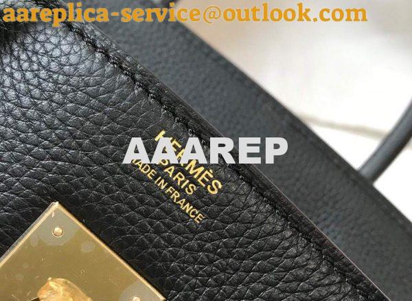 Replica Hermes Birkin Designer Tote Bag Togo Leather 28334 Black 16 Replica Hermes Birkin Designer Tote Bag Togo Leather 28334 Black 16