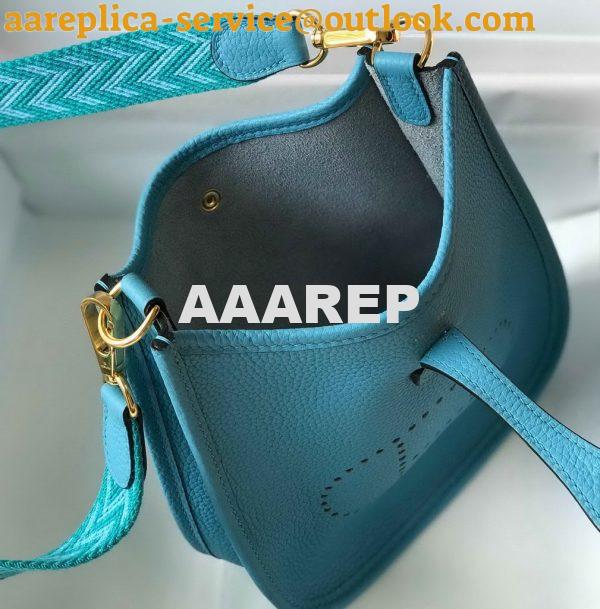 Replica Hermes Evelyne Bag Designer Hermes Mini Crossbody Bag 20381 Gold Blue 8 Replica Hermes Evelyne Bag Designer Hermes Mini Crossbody Bag 20381 Gold Blue 8