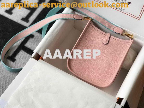 Replica Hermes Evelyne Bag Designer Hermes Mini Crossbody Bag 20380 Gold Pink 2 Replica Hermes Evelyne Bag Designer Hermes Mini Crossbody Bag 20380 Gold Pink 2