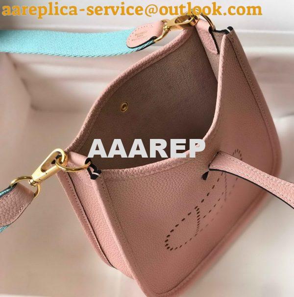 Replica Hermes Evelyne Bag Designer Hermes Mini Crossbody Bag 20380 Gold Pink 8 Replica Hermes Evelyne Bag Designer Hermes Mini Crossbody Bag 20380 Gold Pink 8