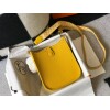 Replica Hermes Evelyne Bag Designer Hermes Mini Crossbody Real Bag 20426 Yellow