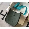 Replica Hermes Evelyne Bag Designer Hermes Mini Crossbody Real Bag 20421 Black 9