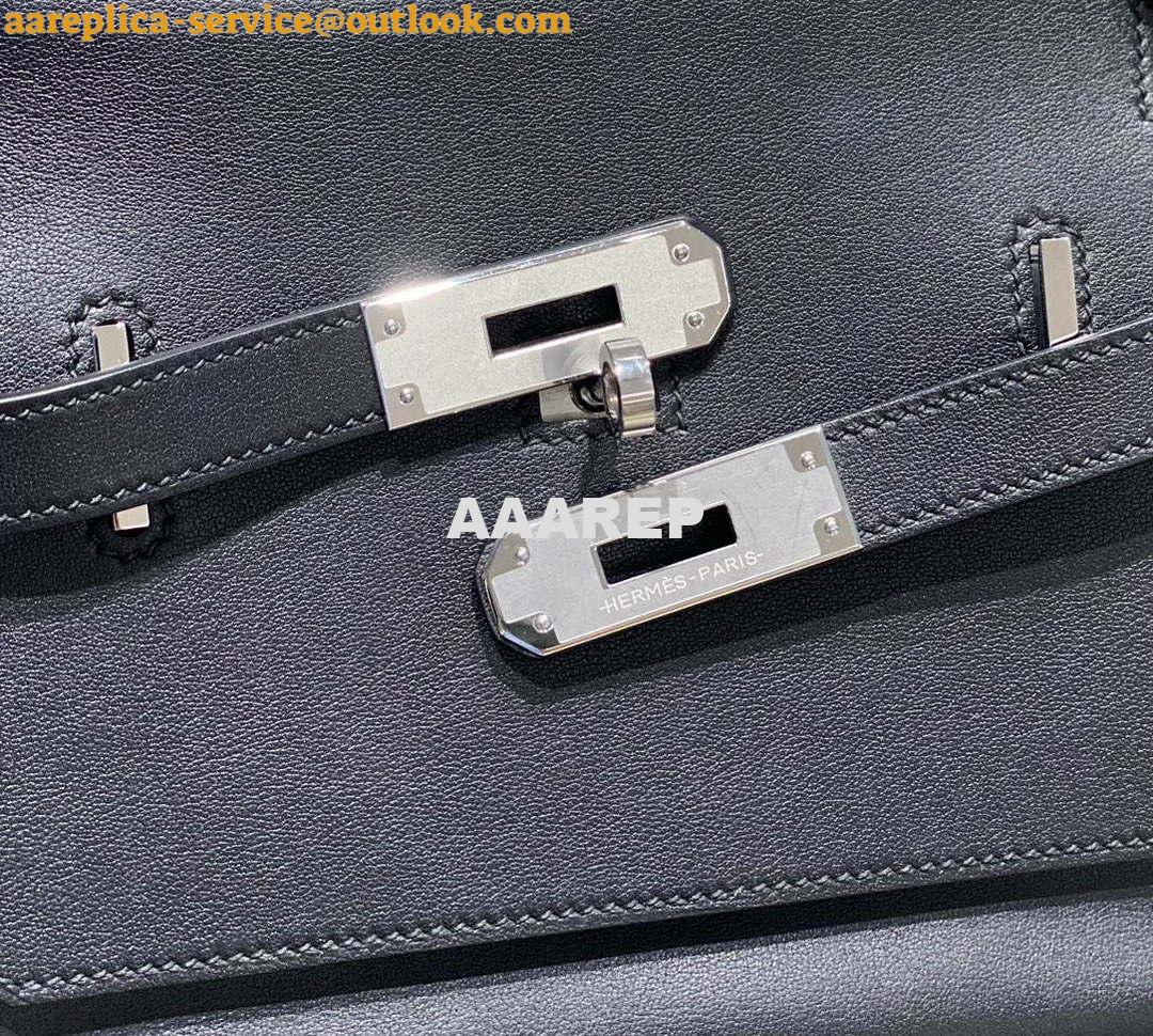Replica Hermes 316413 Jyspiere Leather Hermes bags Black H900915 5 Replica Hermes 316413 Jyspiere Leather Hermes bags Black H900915 5