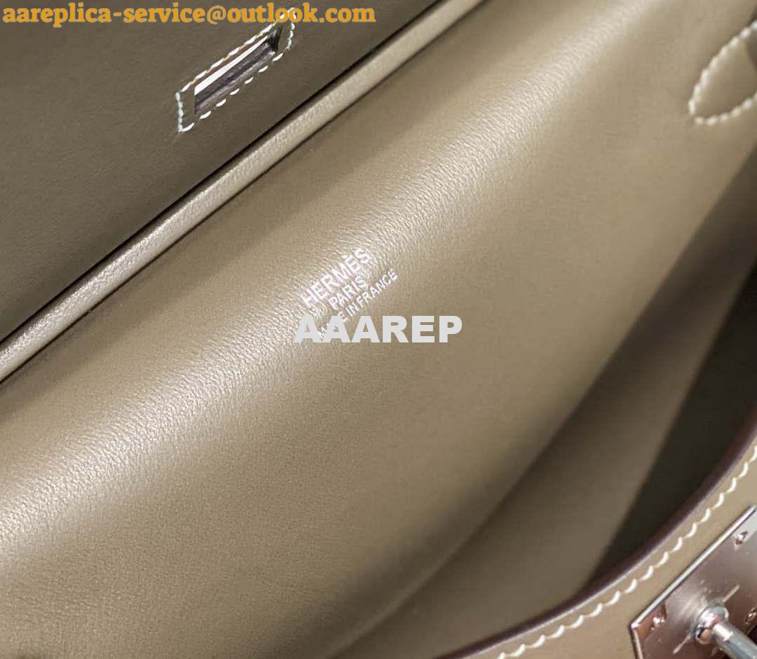 Replica Hermes 316413 Jyspiere Leather Hermes bags Elephant gray H900913 7 Replica Hermes 316413 Jyspiere Leather Hermes bags Elephant gray H900913 7
