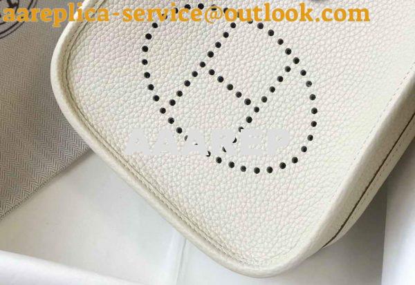 Replica Hermes Evelyne Bag Hermes Mini Crossbody Bag 20406 Silver Buckle Beige 4 Replica Hermes Evelyne Bag Hermes Mini Crossbody Bag 20406 Silver Buckle Beige 4