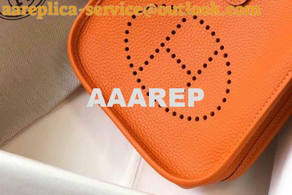 Replica Hermes Evelyne Bag Hermes Mini Crossbody Bag 20405 Silver Buckle Orange 4 Replica Hermes Evelyne Bag Hermes Mini Crossbody Bag 20405 Silver Buckle Orange 4