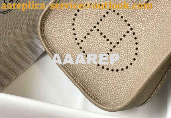 Replica Hermes Evelyne Bag Hermes Mini Crossbody Bag 20403 Silver Buckle Kakhi 4 Replica Hermes Evelyne Bag Hermes Mini Crossbody Bag 20403 Silver Buckle Kakhi 4