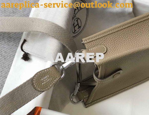 Replica Hermes Evelyne Bag Hermes Mini Crossbody Bag 20403 Silver Buckle Kakhi 6 Replica Hermes Evelyne Bag Hermes Mini Crossbody Bag 20403 Silver Buckle Kakhi 6