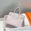 Replica Hermes Birkin Tote Bag Swift leather with canvas 285899 18