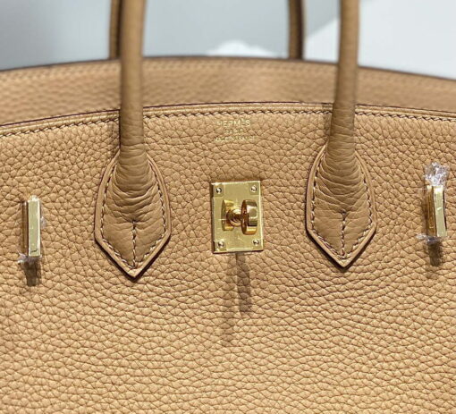 Replica Hermes Birkin Designer Tote Bag Togo Leather 28567 Camel 5