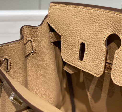 Replica Hermes Birkin Designer Tote Bag Togo Leather 28567 Camel 7