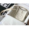 Replica Hermes Evelyne Bag Designer Hermes Mini Crossbody Bag 20396 Gold Buckle Beige