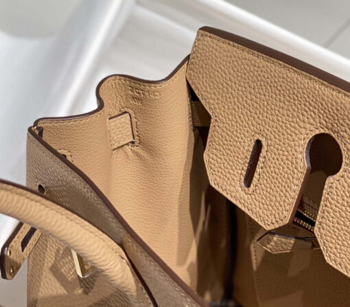Replica Hermes Birkin Designer Tote Bag Togo Leather 28567 Camel 16