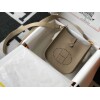 Replica Hermes Evelyne Bag Designer Hermes Mini Crossbody Bag 20396 Gold Buckle Beige 9