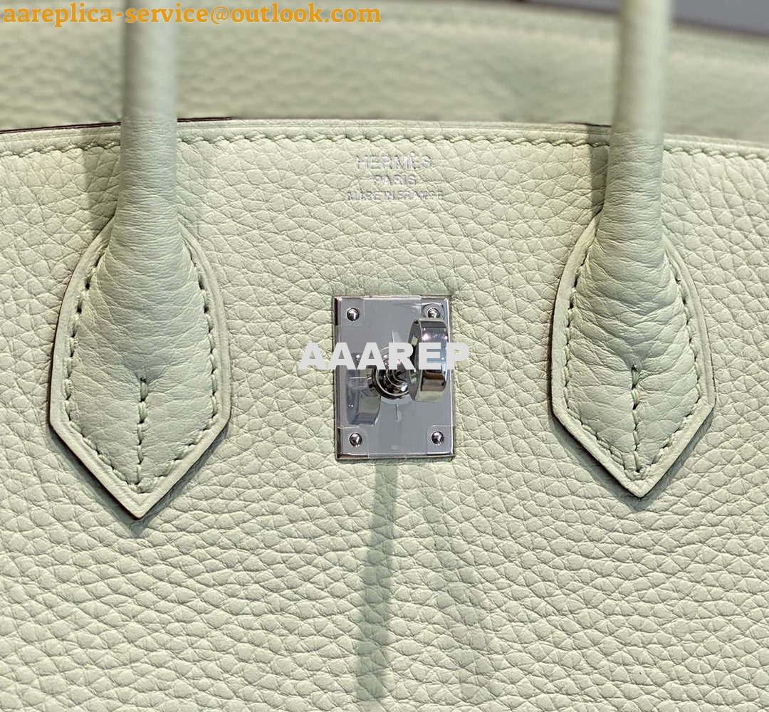 Replica Hermes Birkin Designer Tote Bag Togo Leather 28565 bubble green 5 Replica Hermes Birkin Designer Tote Bag Togo Leather 28565 bubble green 5