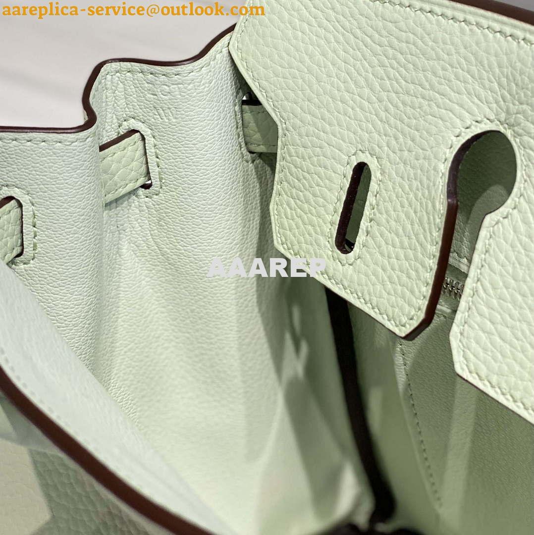 Replica Hermes Birkin Designer Tote Bag Togo Leather 28565 bubble green 8 Replica Hermes Birkin Designer Tote Bag Togo Leather 28565 bubble green 8