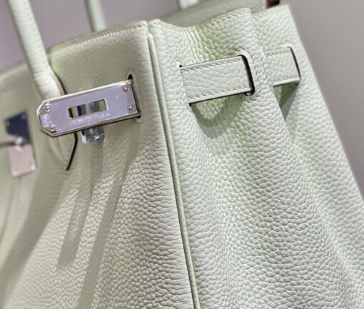 Replica Hermes Birkin Designer Tote Bag Togo Leather 28565 bubble green 14