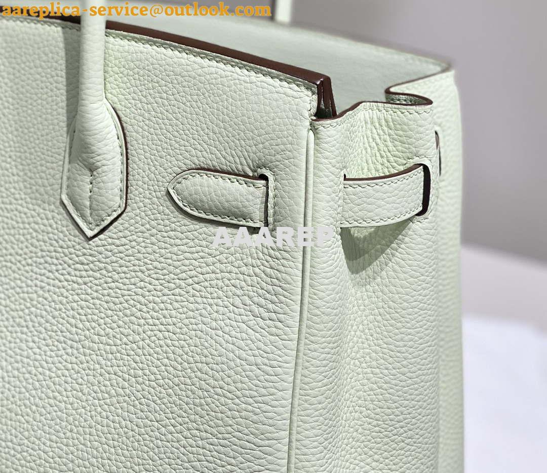 Replica Hermes Birkin Designer Tote Bag Togo Leather 28565 bubble green 16 Replica Hermes Birkin Designer Tote Bag Togo Leather 28565 bubble green 16