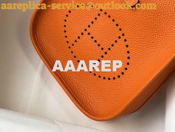 Replica Hermes Evelyne Bag Designer Hermes Mini Crossbody Bag 20390 Gold Buckle Orange 5 Replica Hermes Evelyne Bag Designer Hermes Mini Crossbody Bag 20390 Gold Buckle Orange 5