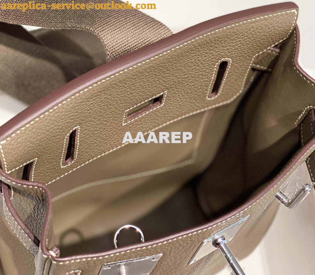 Replica Hermes H083591CK89 Hac a Dos GM backpack Elephant gray 8 Replica Hermes H083591CK89 Hac a Dos GM backpack Elephant gray 8