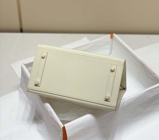 Replica Hermes Birkin Designer Tote Bag Epsom Leather 28388 Milkshake white 6