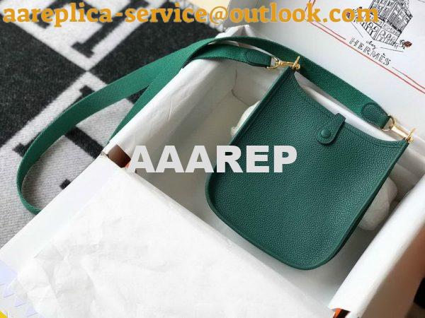 Replica Hermes Evelyne Bag Designer Hermes Mini Crossbody Bag 20389 Gold Buckle Green 2 Replica Hermes Evelyne Bag Designer Hermes Mini Crossbody Bag 20389 Gold Buckle Green 2