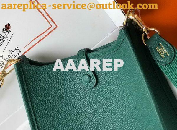 Replica Hermes Evelyne Bag Designer Hermes Mini Crossbody Bag 20389 Gold Buckle Green 7 Replica Hermes Evelyne Bag Designer Hermes Mini Crossbody Bag 20389 Gold Buckle Green 7