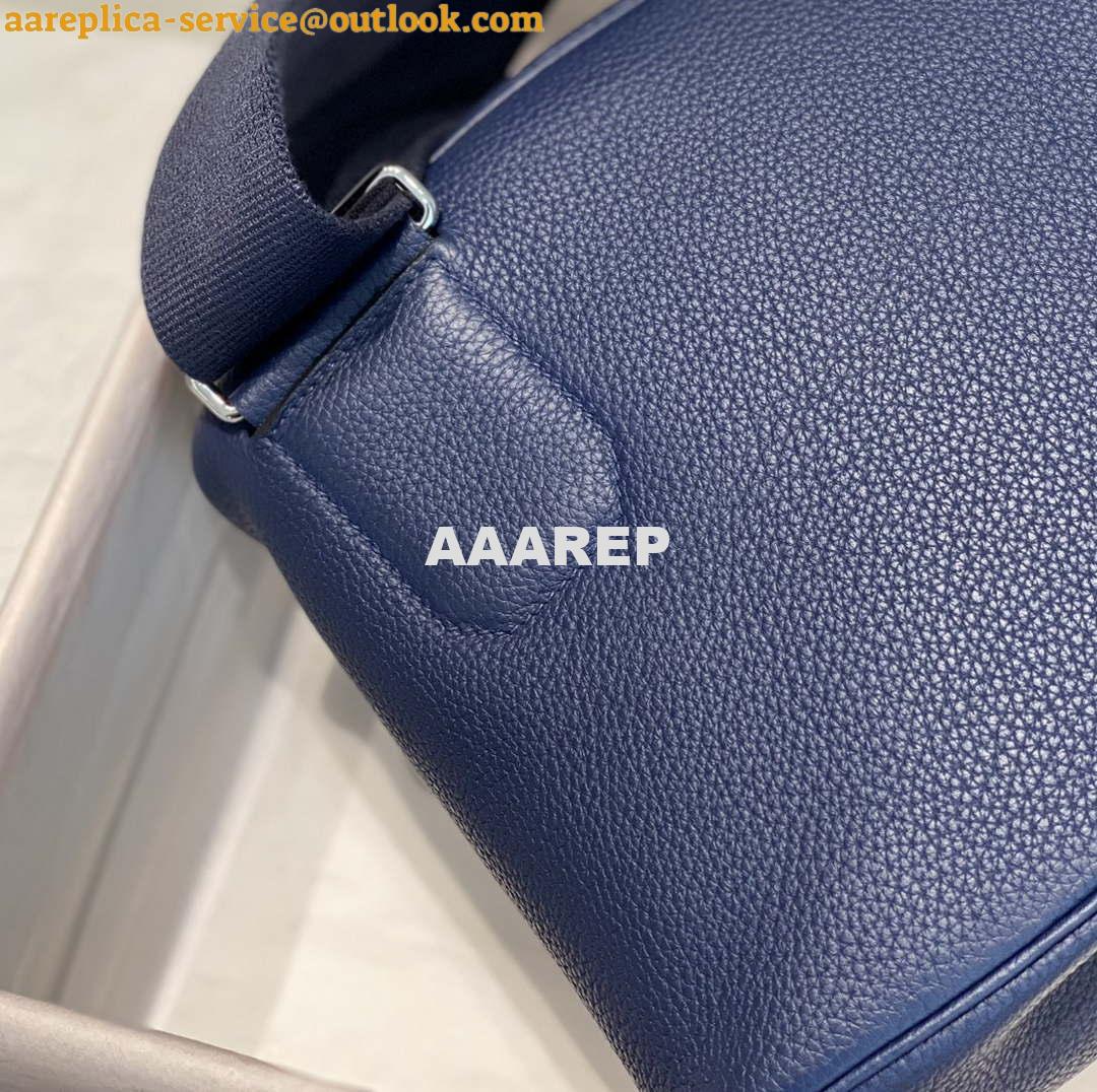Replica Hermes H083591CK89 Hac a Dos GM backpack Navy blue 7 Replica Hermes H083591CK89 Hac a Dos GM backpack Navy blue 7