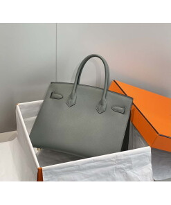Replica Hermes Birkin Designer Tote Bag Epsom Leather 28370 Almond Green