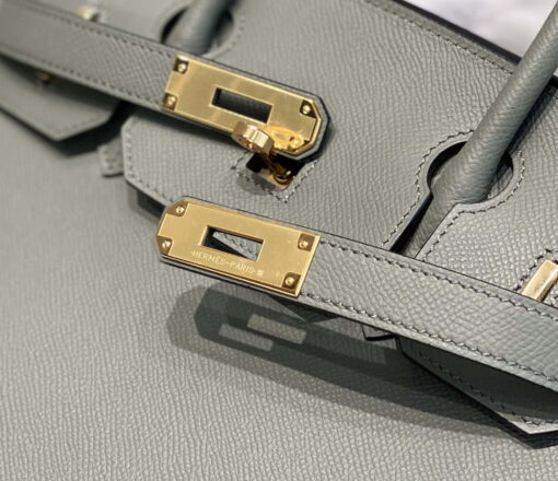 Replica Hermes Birkin Designer Tote Bag Epsom Leather 28370 Almond Green 5