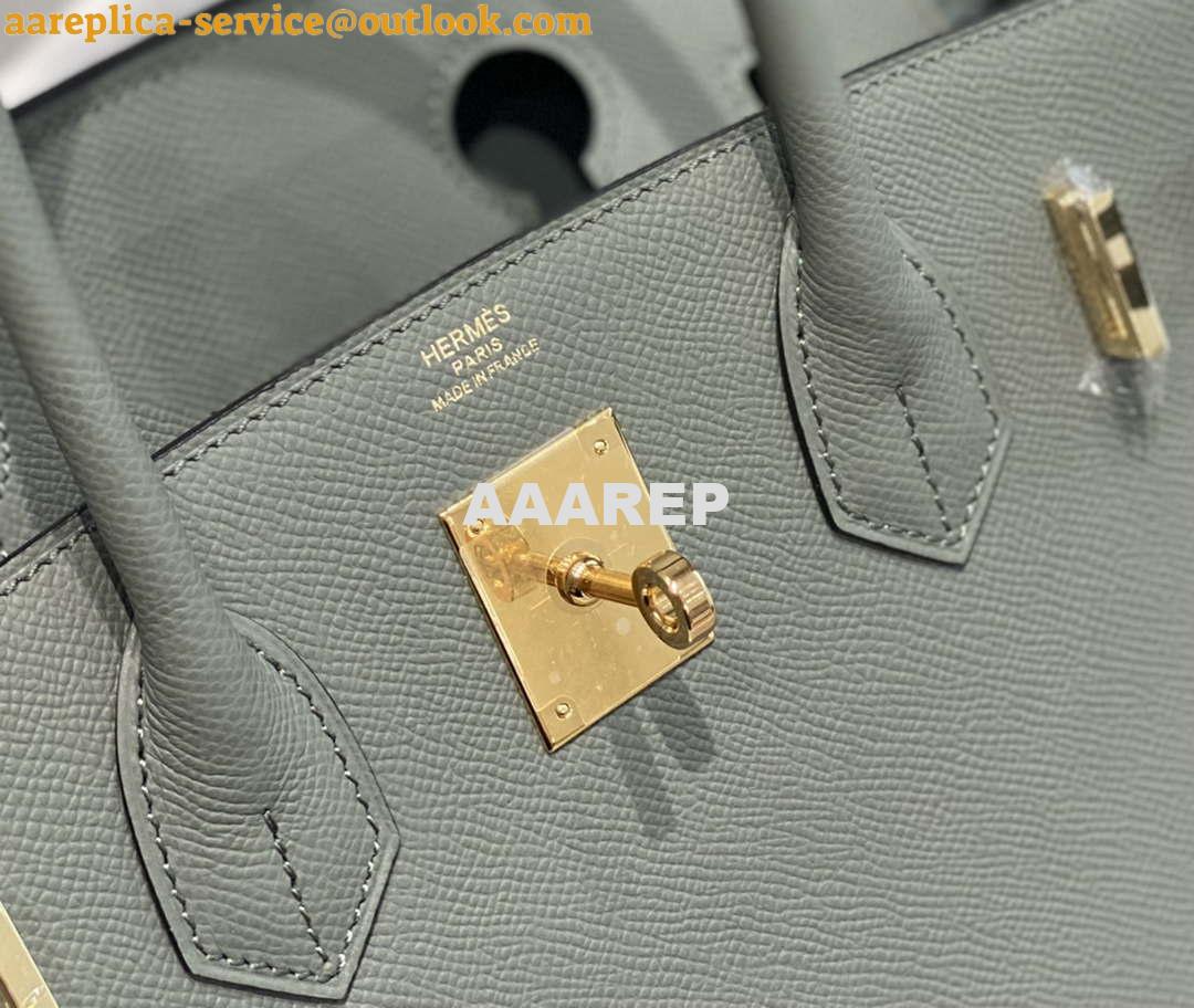 Replica Hermes Birkin Designer Tote Bag Epsom Leather 28370 Almond Green 6 Replica Hermes Birkin Designer Tote Bag Epsom Leather 28370 Almond Green 6