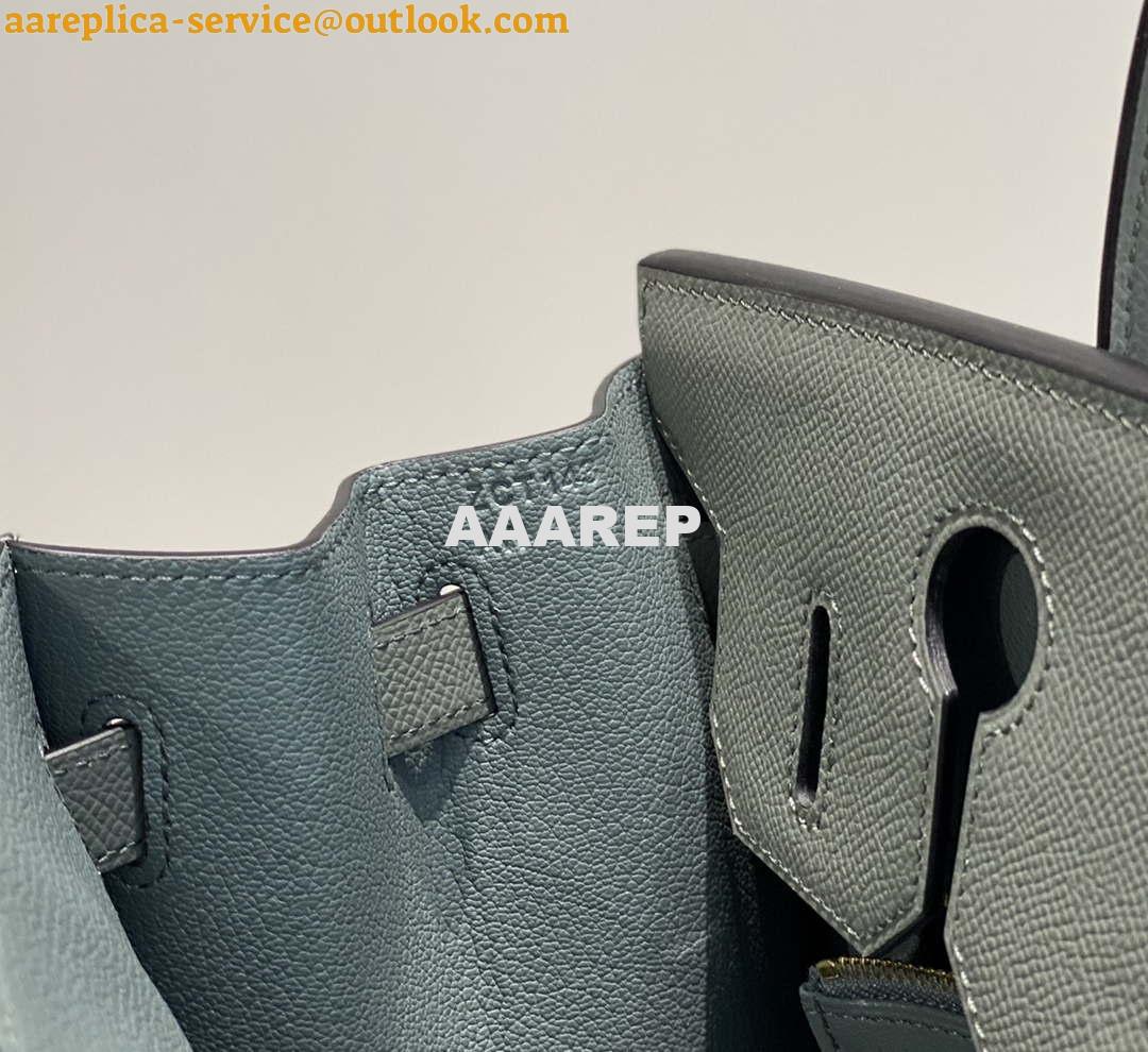 Replica Hermes Birkin Designer Tote Bag Epsom Leather 28370 Almond Green 7 Replica Hermes Birkin Designer Tote Bag Epsom Leather 28370 Almond Green 7