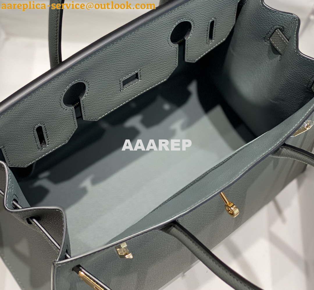 Replica Hermes Birkin Designer Tote Bag Epsom Leather 28370 Almond Green 9 Replica Hermes Birkin Designer Tote Bag Epsom Leather 28370 Almond Green 9