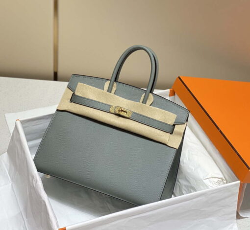 Replica Hermes Birkin Designer Tote Bag Epsom Leather 28370 Almond Green 10