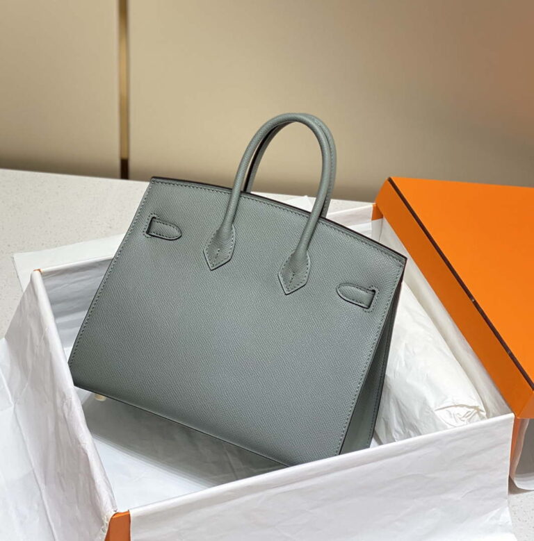 Replica Hermes Birkin Designer Tote Bag Epsom Leather 28370 Almond Green 11