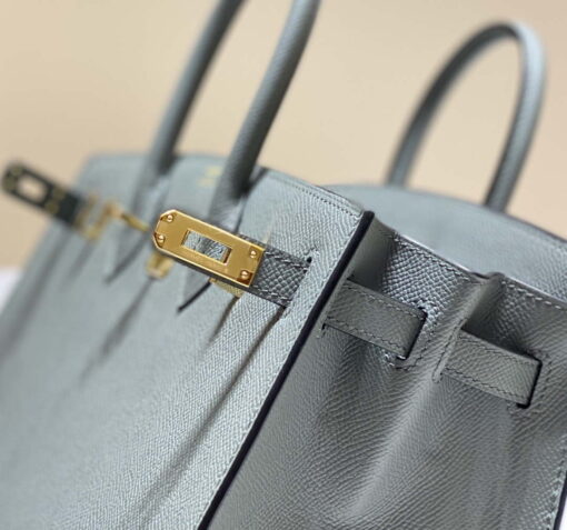 Replica Hermes Birkin Designer Tote Bag Epsom Leather 28370 Almond Green 15
