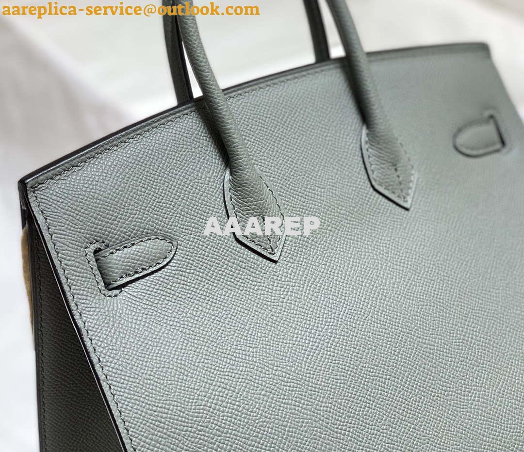 Replica Hermes Birkin Designer Tote Bag Epsom Leather 28370 Almond Green 16 Replica Hermes Birkin Designer Tote Bag Epsom Leather 28370 Almond Green 16