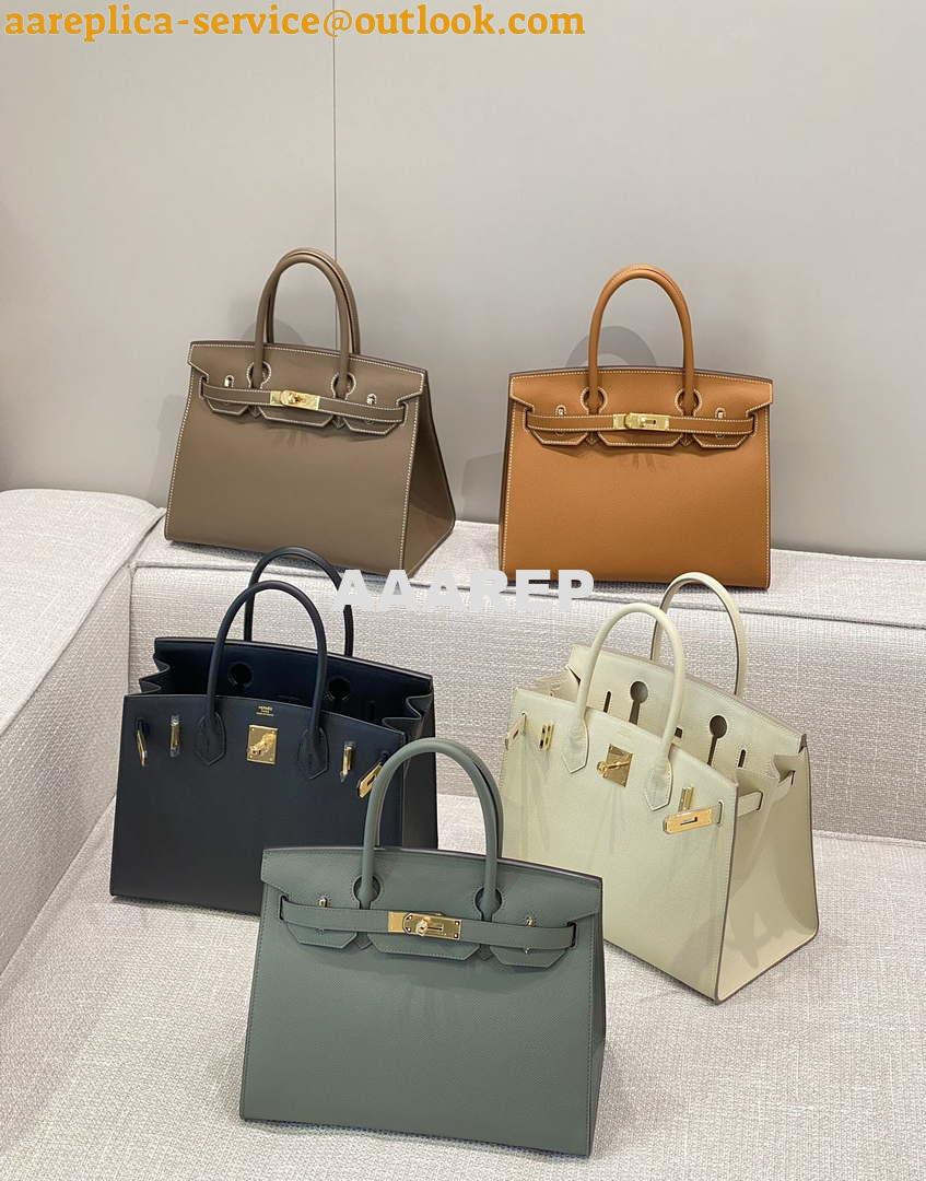 Replica Hermes Birkin Designer Tote Bag Epsom Leather 28370 Almond Green 19 Replica Hermes Birkin Designer Tote Bag Epsom Leather 28370 Almond Green 19