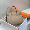 Replica Hermes Birkin Designer Tote Bag Epsom Leather 28369 elephant Gray