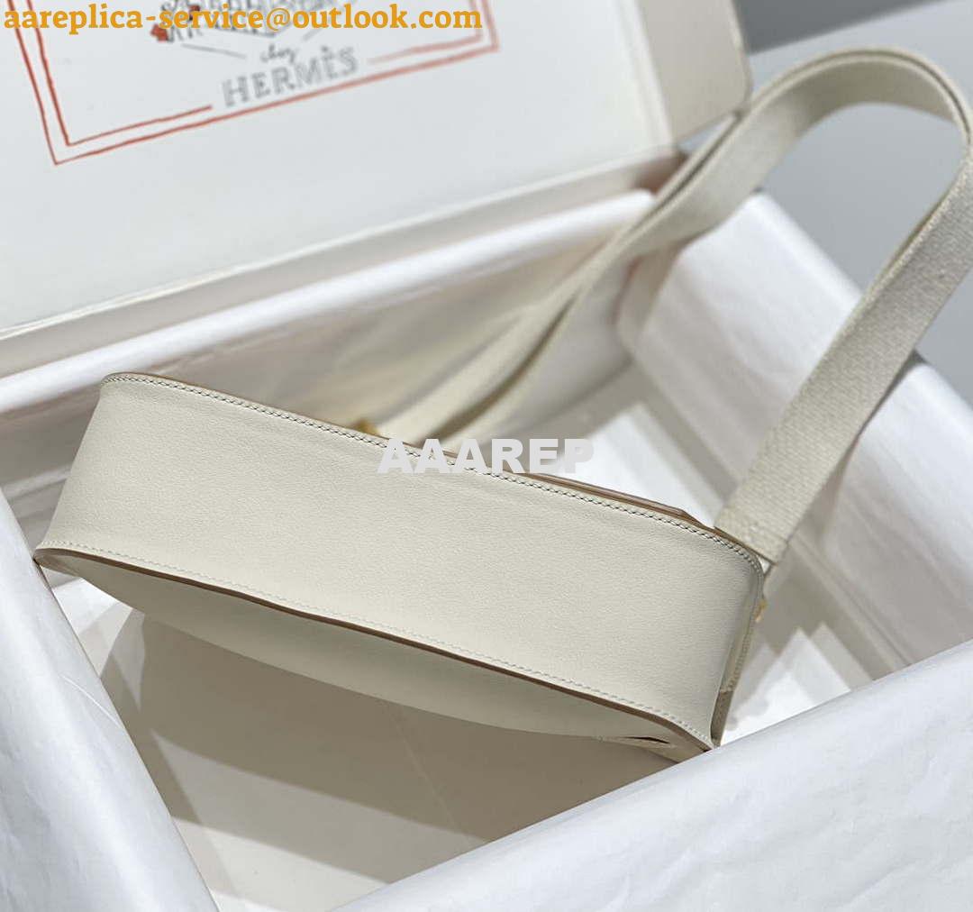 Replica Hermes 316413 Jyspiere Leather Hermes bags White H900918 2 Replica Hermes 316413 Jyspiere Leather Hermes bags White H900918 2