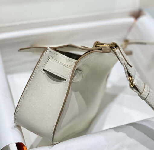 Replica Hermes 316413 Jyspiere Leather Hermes bags White H900918 3